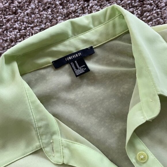 Neon Green Blouse - Picture 2 of 3